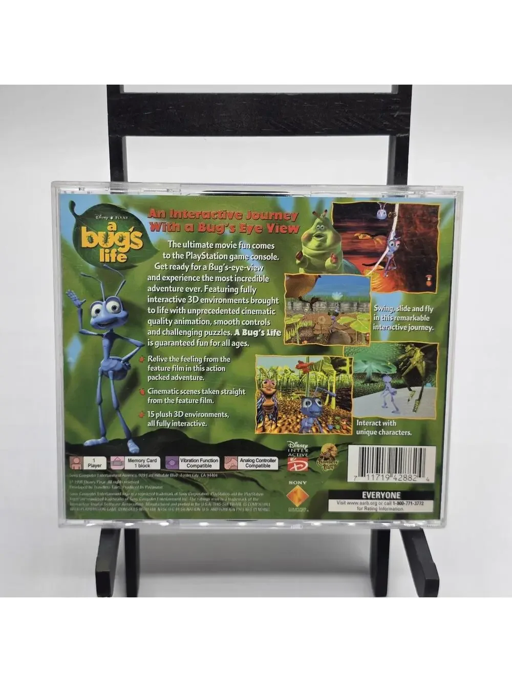 A Bug's Life - Sony PlayStation 1 PS1 Game - Tested Working Case And Game Only
